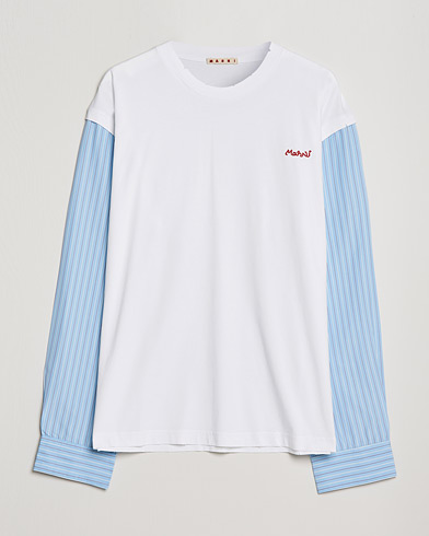 Herre | Langærmede t-shirts | Marni | Shirt Sleeve T-Shirt White