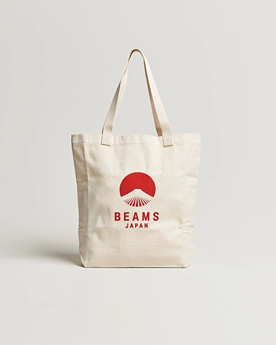 Herre | Tasker | Beams Japan | x Evergreen Works Tote Bag White/Red