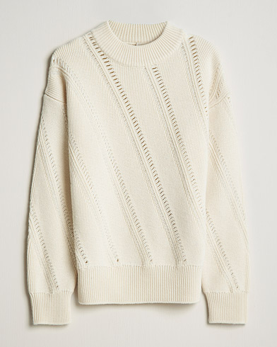 Herre | Sunflower | Sunflower | Pietro Knitted Sweater Off White