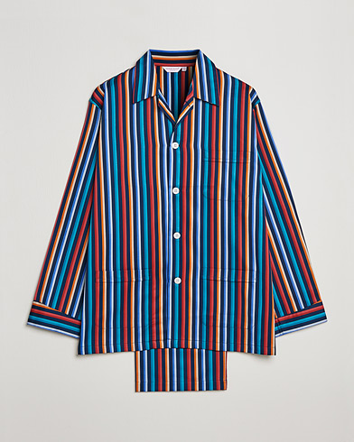 Herre | Derek Rose | Derek Rose | Striped Cotton Pyjama Set Multi