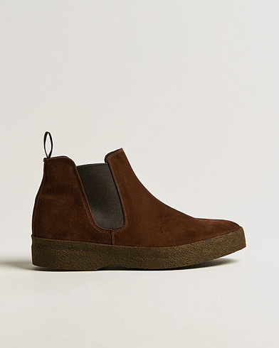 Sanders Adam Chelsea Boot Polo Snuff Suede – Sort