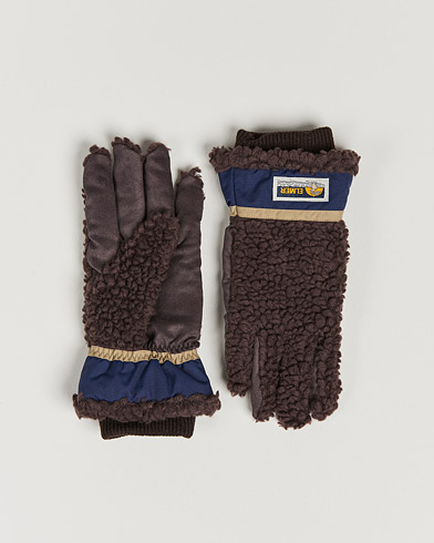 Herre | Handsker | Elmer by Swany | Sota Wool Teddy Gloves Brown