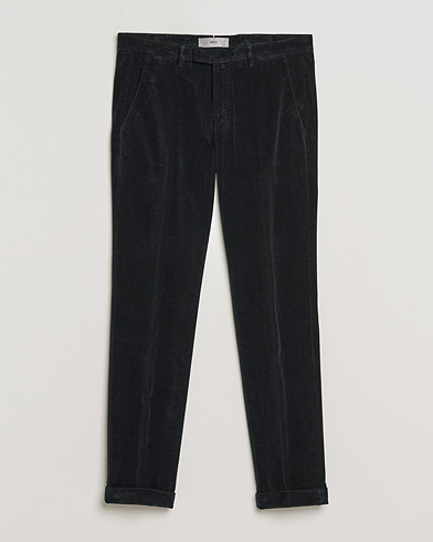 Herre | Bukser | Briglia 1949 | Slim Fit Corduroy Trousers Black
