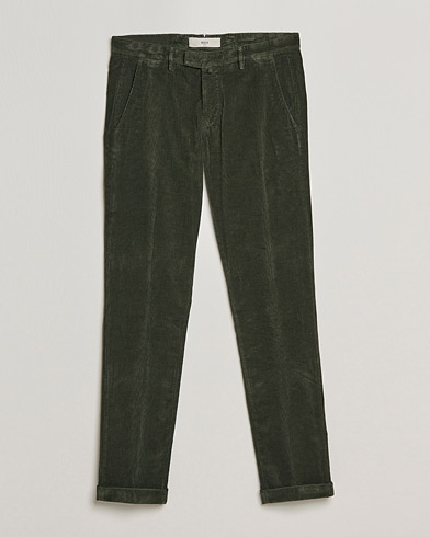 Herre | Bukser | Briglia 1949 | Slim Fit Corduroy Trousers Dark Green