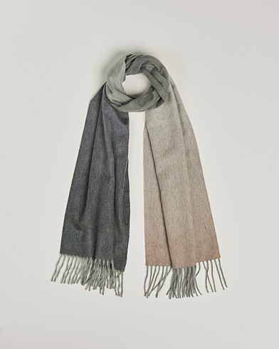 Herre | Begg & Co | Begg & Co | Nuance Ombre Cashmere Scarf Marble Midnight