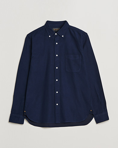Herre | Flannelskjorter | BEAMS PLUS | Flannel Button Down Shirt Navy