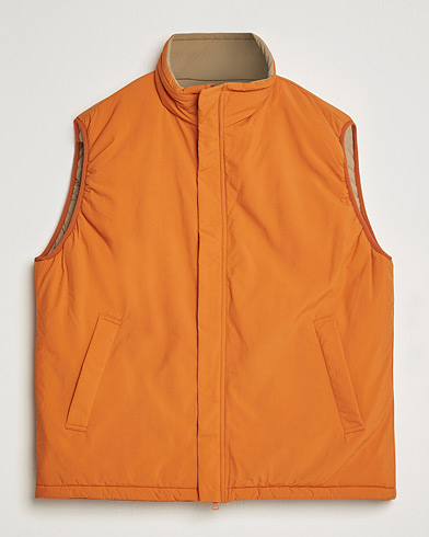 Herre | Japanese Department | BEAMS PLUS | MIL Puffer Vest Orange