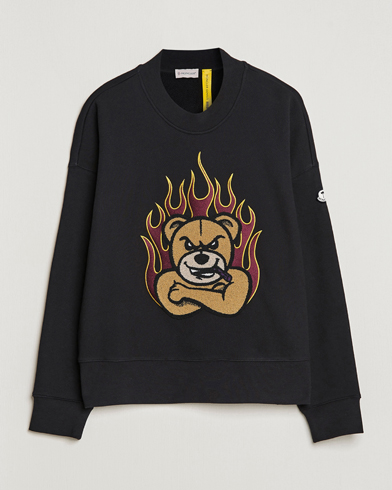 Herre | Sweatshirts | Moncler Genius | 8 Palm Angels Bear Motif Sweatshirt Black