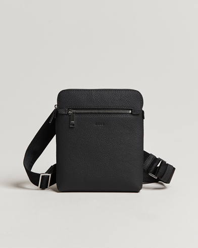 Herre | Skuldertasker | BOSS | Crosstown Leather Bag Black