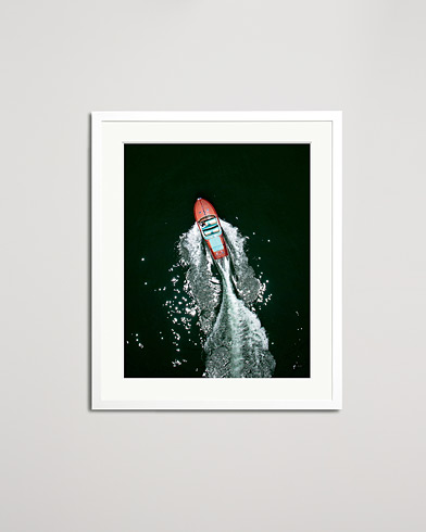 Herre | Plakater | Sonic Editions | Framed Riva Speedboat On Lake Como 