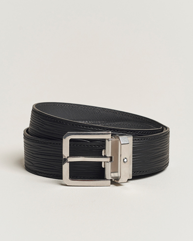 Herre | Glatte bælter | Montblanc | 35mm Leather Belt Black