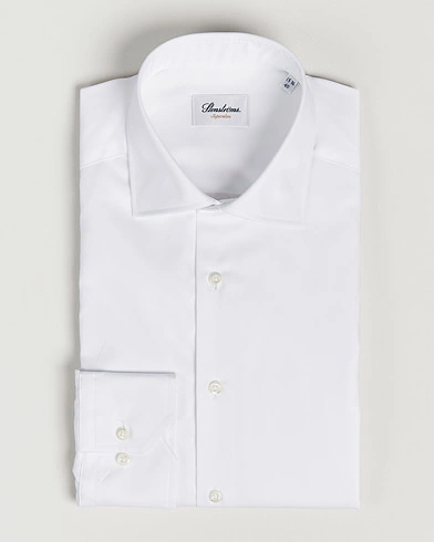 Herre | Business & Beyond | Stenströms | Superslim Plain Shirt White