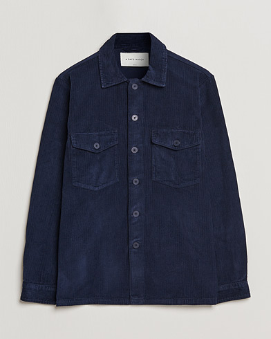 Herre | Afdelinger  | A Day's March | Carey Cord Overshirts Navy