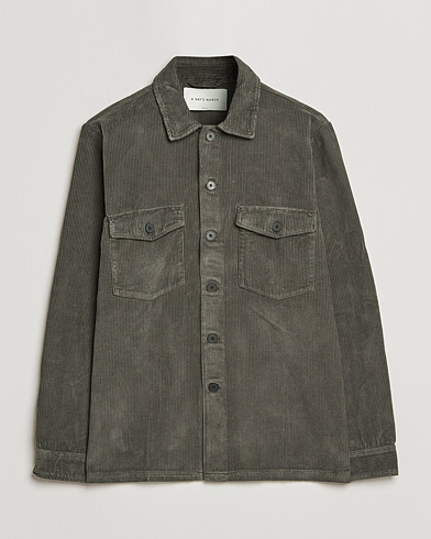 Herre | Afdelinger  | A Day's March | Carey Cord Overshirts Olive