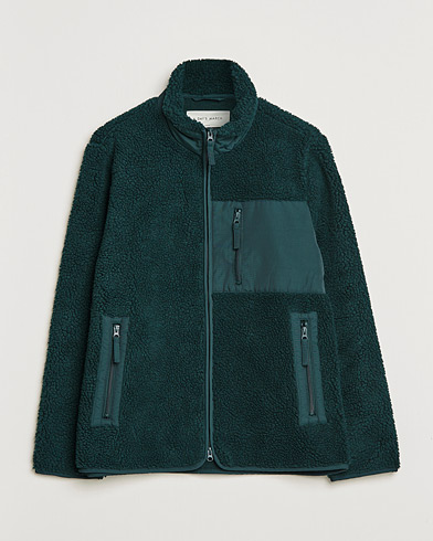 Herre | A Day's March | A Day's March | Granån Recycled Fleece Jacket Bottle Green