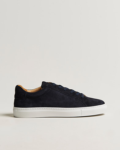 Herre | A Day's March | A Day's March | Suede Marching Sneaker Navy