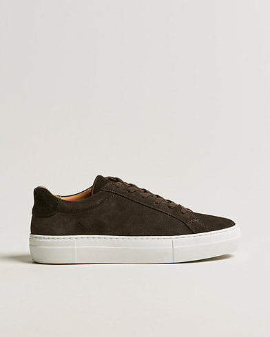 Herre | Sko i ruskind | A Day's March | Marching Sneaker Platform Suede Chocolate