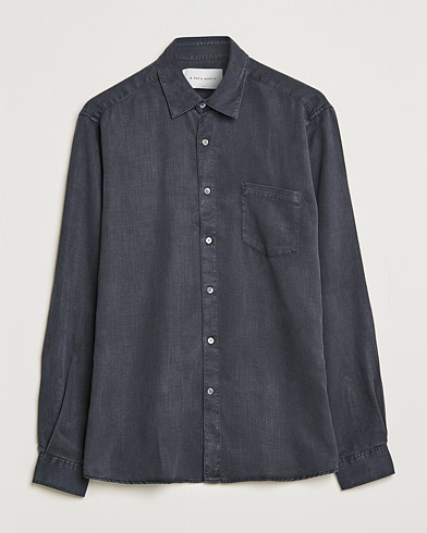 Herre | Casual | A Day's March | Daintree Tencel Shirt Off Black