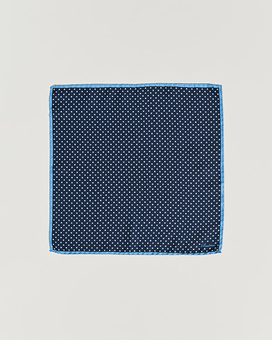 Herre | Lommeklude | Stenströms | Silk Handkerchief Dark Blue