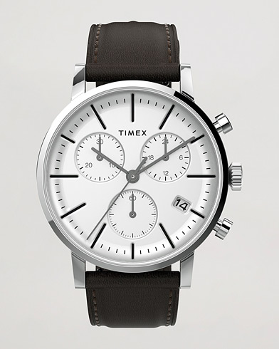 Herre | Ure | Timex | Midtown Chronograph 40mm White Dial