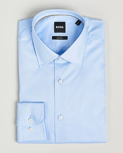 Herre | Businessskjorter | BOSS | Hank Slim Fit Shirt Light Blue