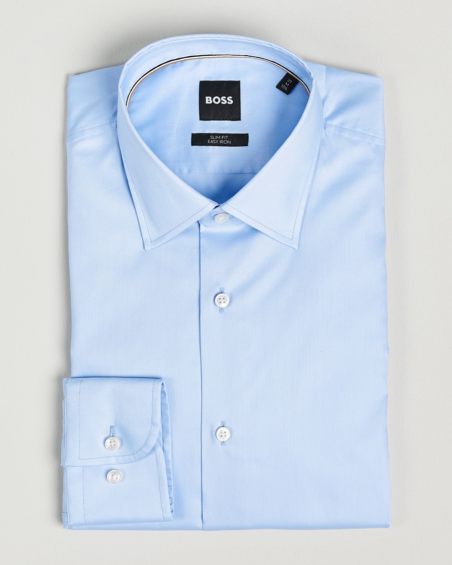 Hank Slim Fit Shirt Light Blue