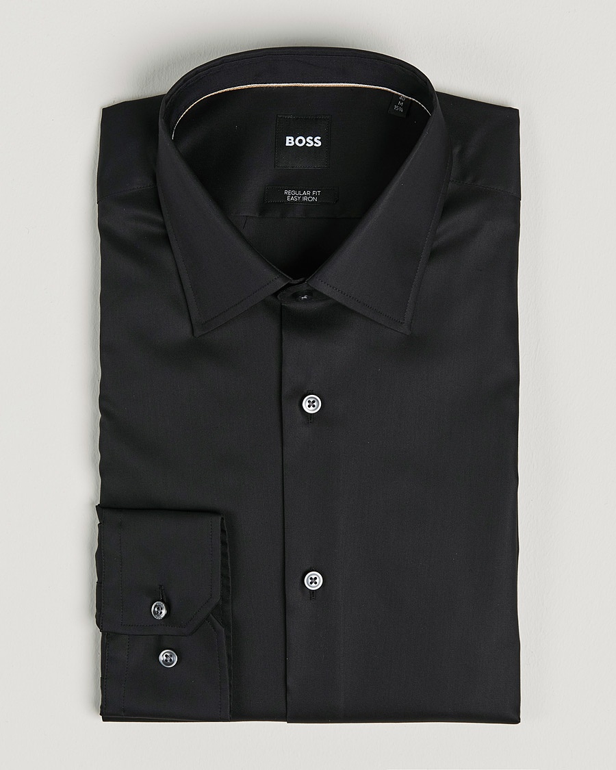 Joe Regular Fit Shirt Black – Sort