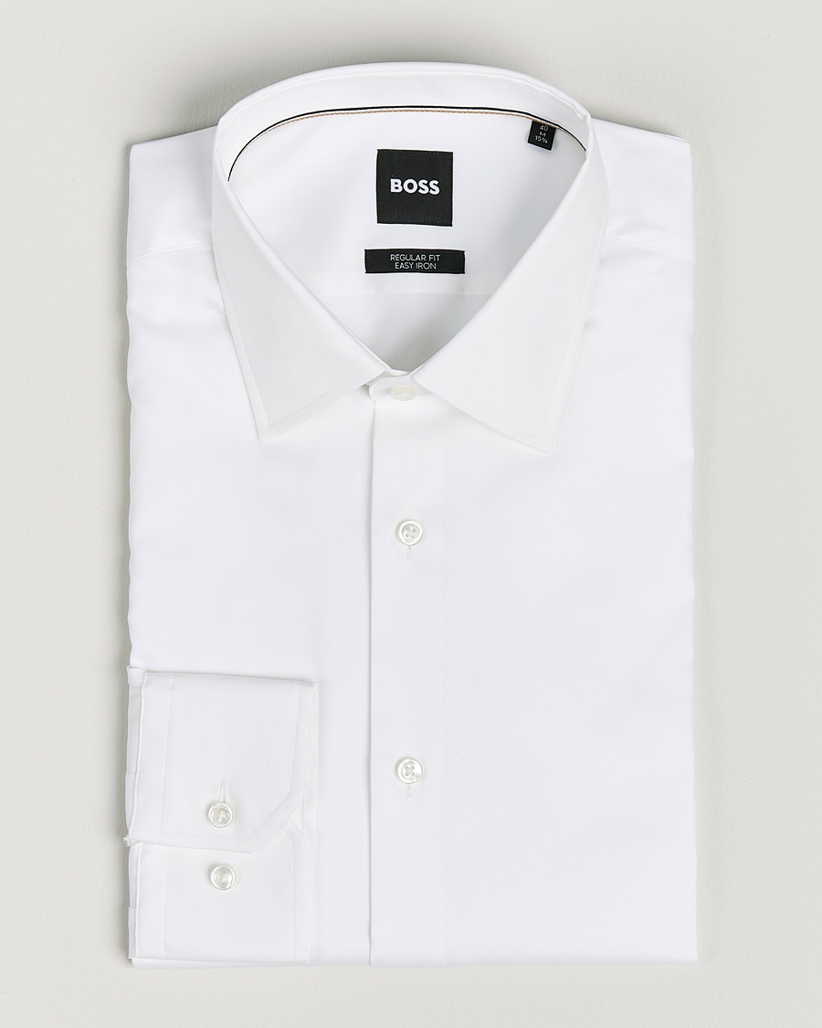 BOSS BLACK Joe Regular Fit Shirt White – Hvid