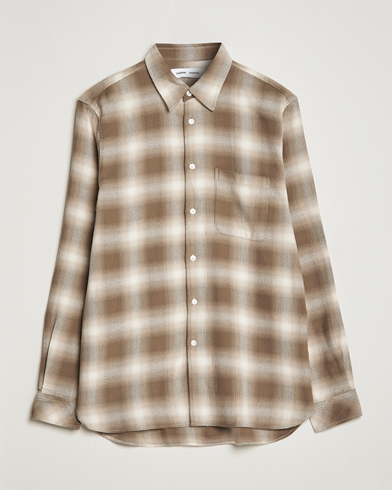 Herre | Flannelskjorter | Samsøe & Samsøe | Liam Organic Cotton Shirt Stone Gray