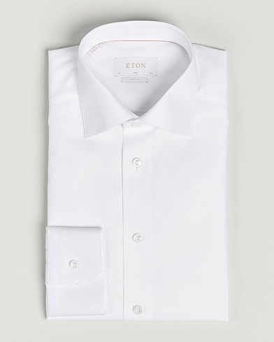 Herre | Businessskjorter | Eton | Giza 45 Cotton Shirt White