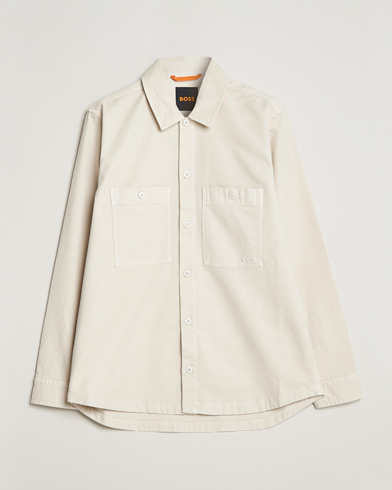 Herre | Overshirts | BOSS Casual | Locky Pocket Overshirt Open White