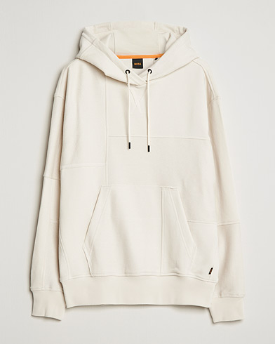 Herre |  | BOSS Casual | W Patch Hoodie Open White