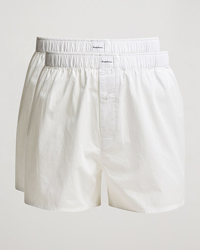 Herre | Bread & Boxers | Bread & Boxers | 2-Pack Boxer Shorts White