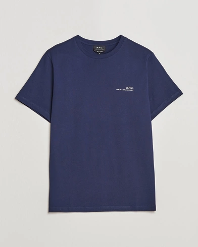 Herre | Kortærmede t-shirts | A.P.C. | Item T-Shirt Navy