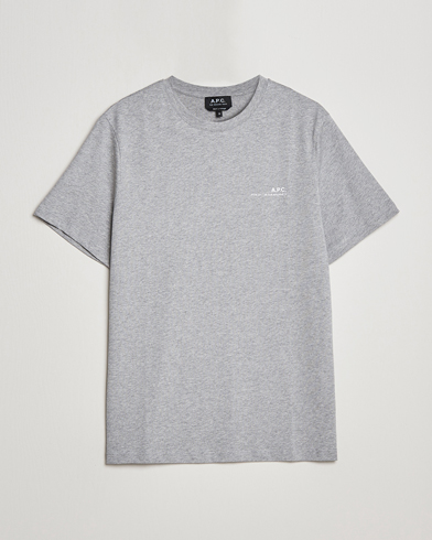 Herre | Kortærmede t-shirts | A.P.C. | Item T-Shirt Heather Grey