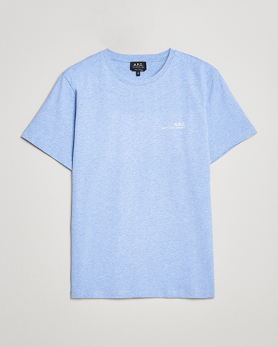Herre |  | A.P.C. | Item T-Shirt Bleu Ciel