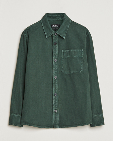 Herre | Forårsjakker | A.P.C. | Basile Shirt Jacket Dark Green