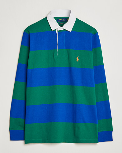 Herre |  | Polo Ralph Lauren | Jersey Striped Rugger Blue/Green