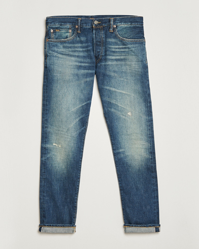 Herre | Tapered fit | Polo Ralph Lauren | Sullivan Korbel Selvedge Jeans  Dark Blue
