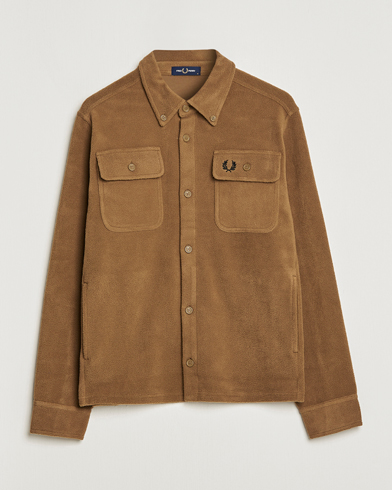 Herre | An overshirt occasion | Fred Perry | Fleece Overshirt Shadded Stone