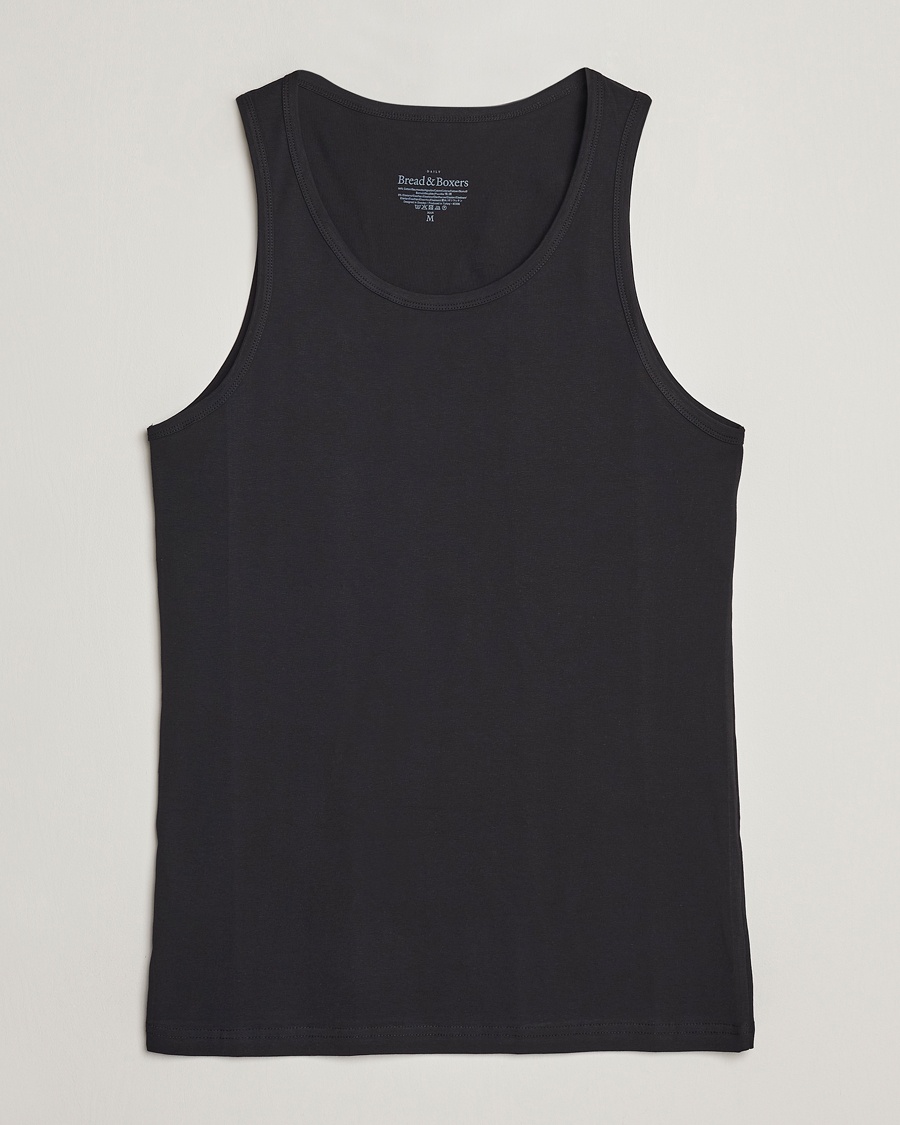 Bread & Boxers 2-Pack Tank Top Black – Sort