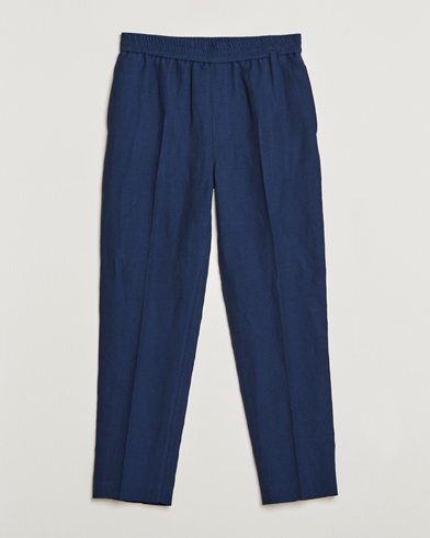 Herre | The linen lifestyle | A.P.C. | Linen Trousers Navy