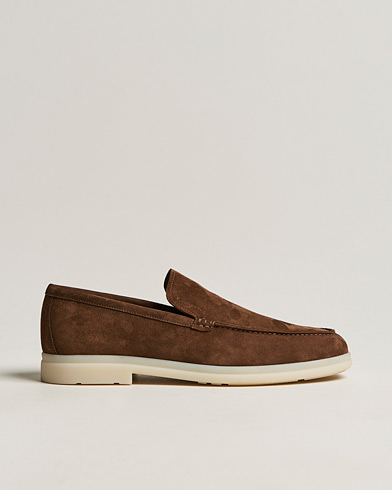Herre | Loafers | Church's | Greenfield Soft Suede Loafer Burnt Brown