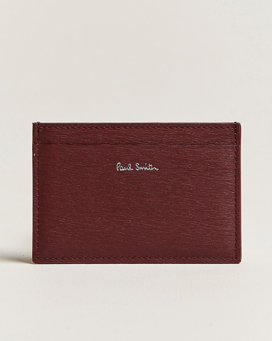 Herre | Kortholdere | Paul Smith | Color Leather Cardholder Wine Red