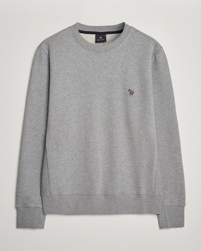 Herre | Grå sweatshirts | PS Paul Smith | Zebra Organic Cotton Sweatshirt Grey