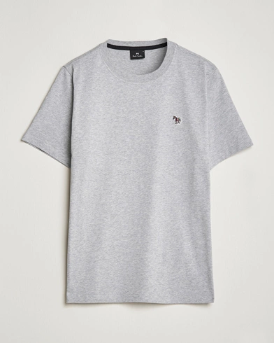 Herre | Paul Smith | PS Paul Smith | Classic Organic Cotton Zebra T-Shirt Grey