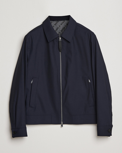Herre | Formelle jakker | BOSS BLACK | Hanry Wing Jacket Dark Blue