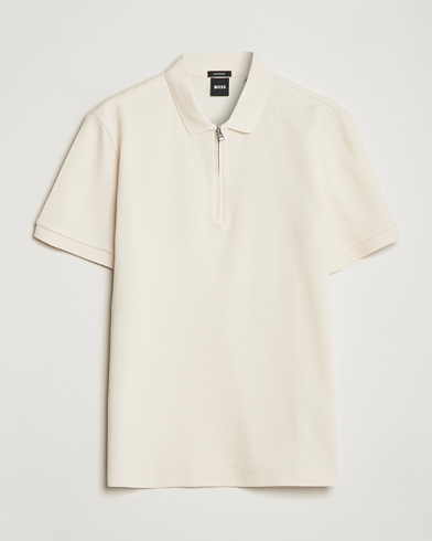Herre |  | BOSS BLACK | Paras Structured Polo Open White