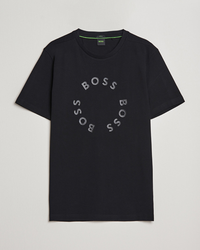Herre | Active | BOSS Athleisure | Circle Logo Crew Neck T-Shirt Black