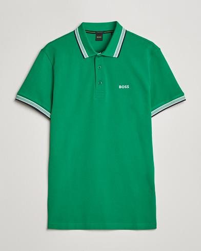 Herre | Polotrøjer | BOSS Athleisure | Paddy Piké Open Green